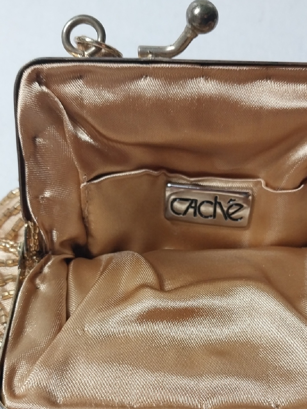 Cache Gold Beaded Mini Purse - Picture 5 of 8